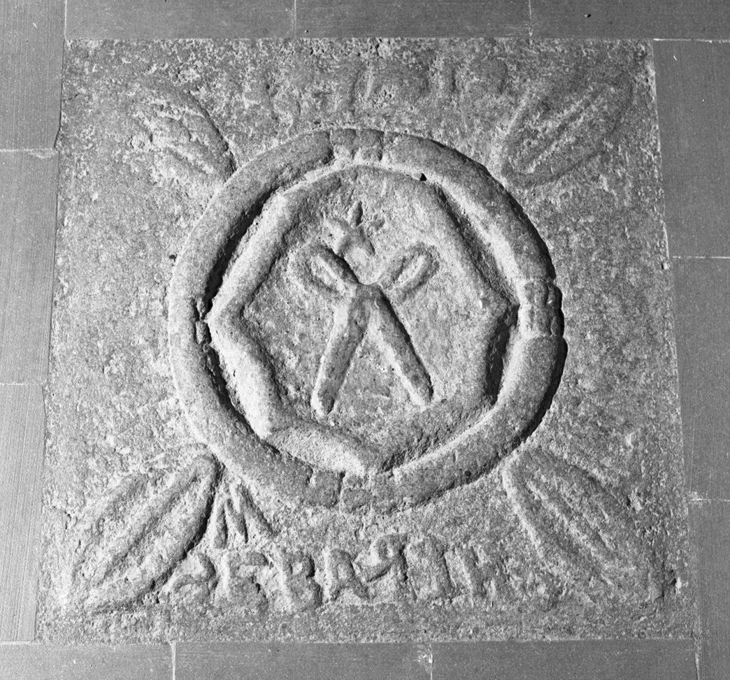 lastra tombale - bottega toscana (sec. XVI)