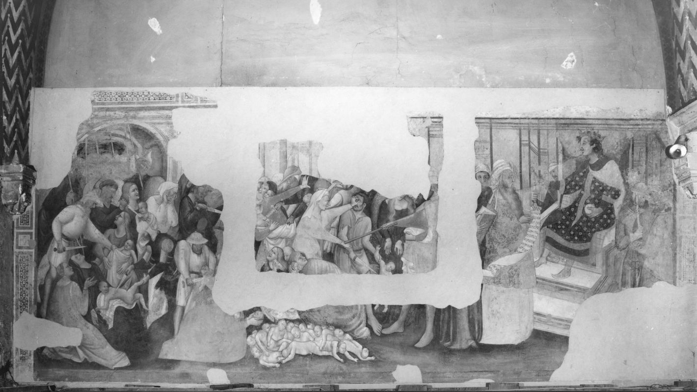 strage degli innocenti (dipinto) - ambito umbro-marchigiano (ultimo quarto sec. XIV)