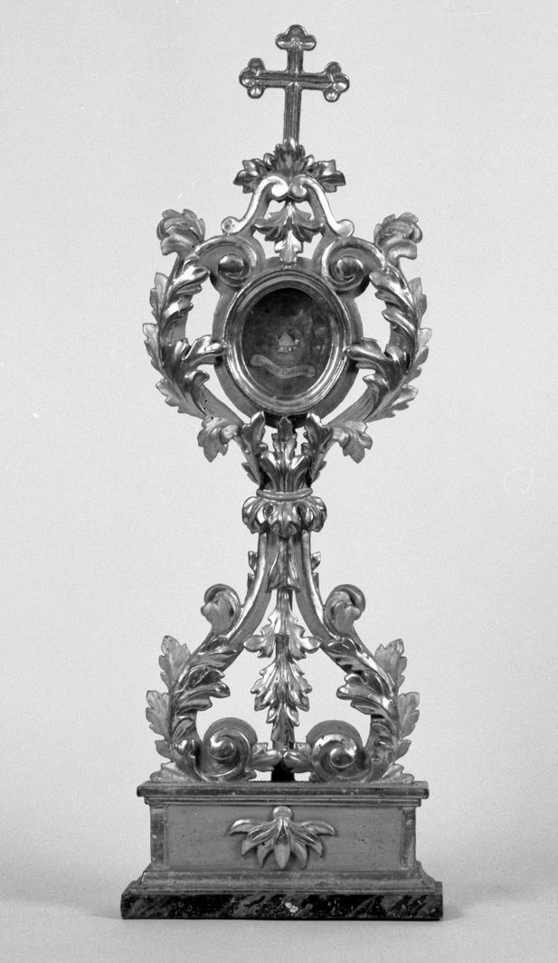 reliquiario - a ostensorio, serie - bottega toscana (sec. XIX)