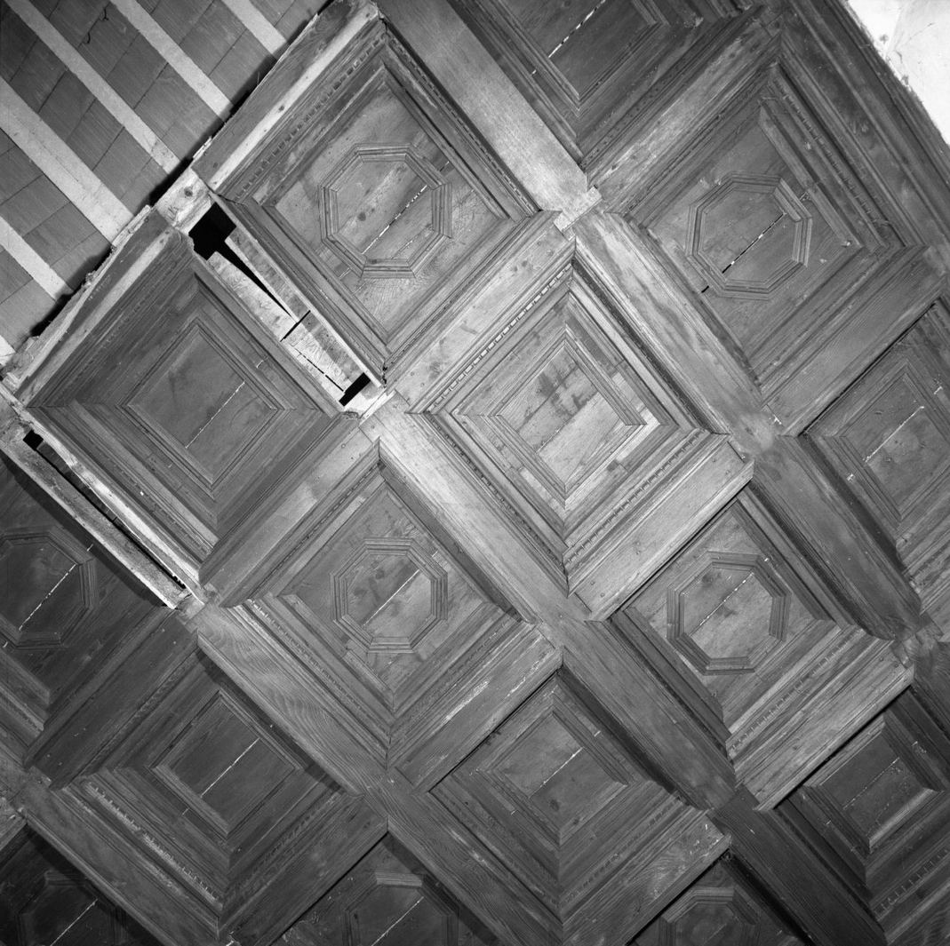 soffitto a cassettoni - bottega toscana (metà sec. XVI)