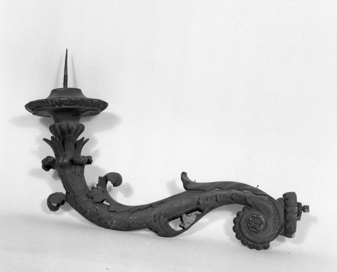 candeliere da parete, serie - bottega toscana (sec. XIX)