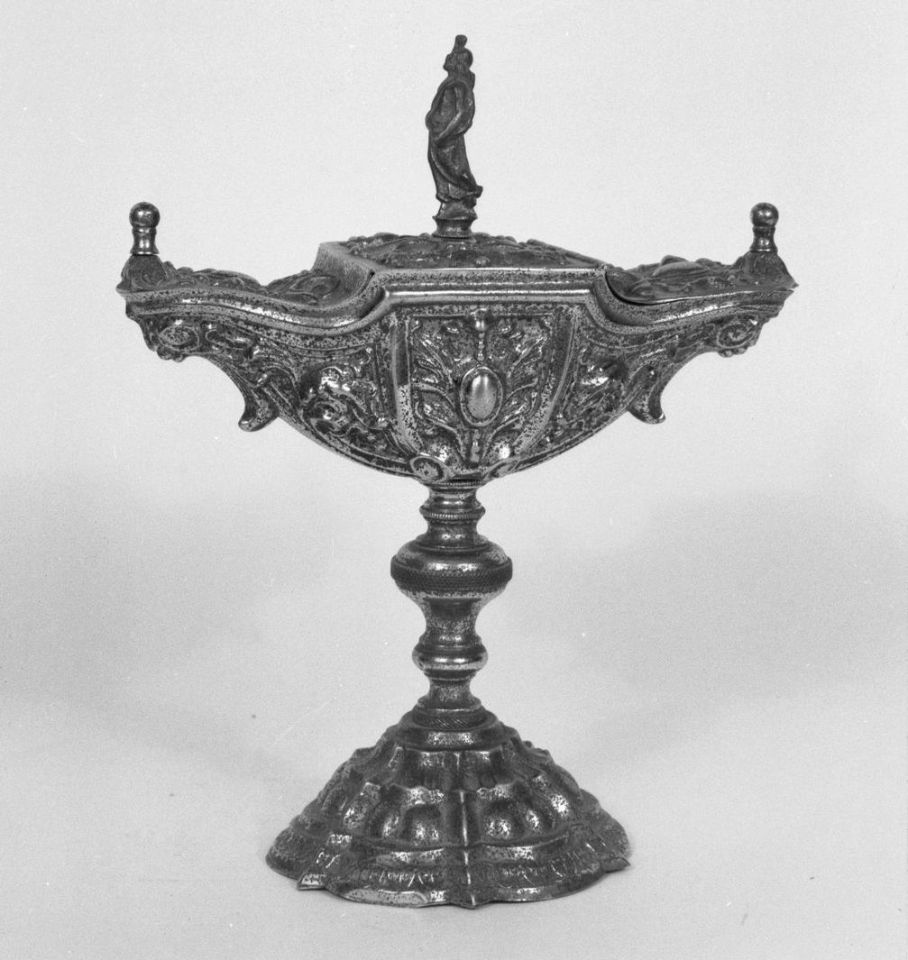 navicella portaincenso - bottega toscana (prima metà sec. XIX)
