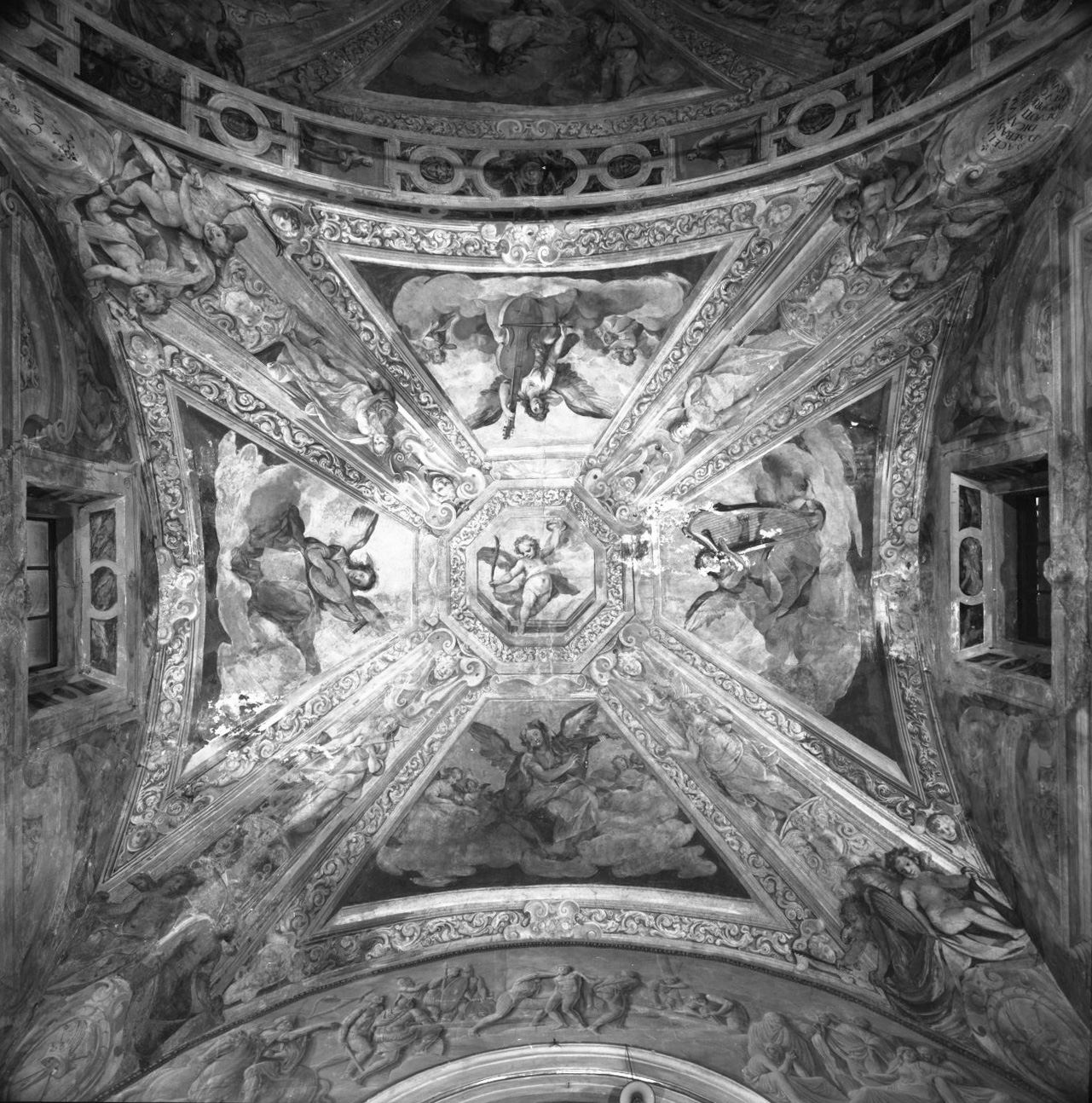 angeli musicanti (dipinto) di Folli Sebastiano (sec. XVII)