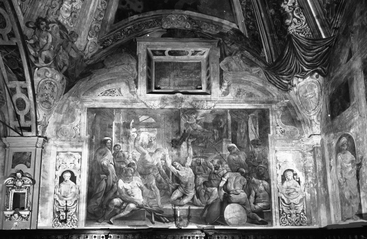 flagellazione di san Sebastiano (dipinto) di Sorri Pietro (sec. XVII)