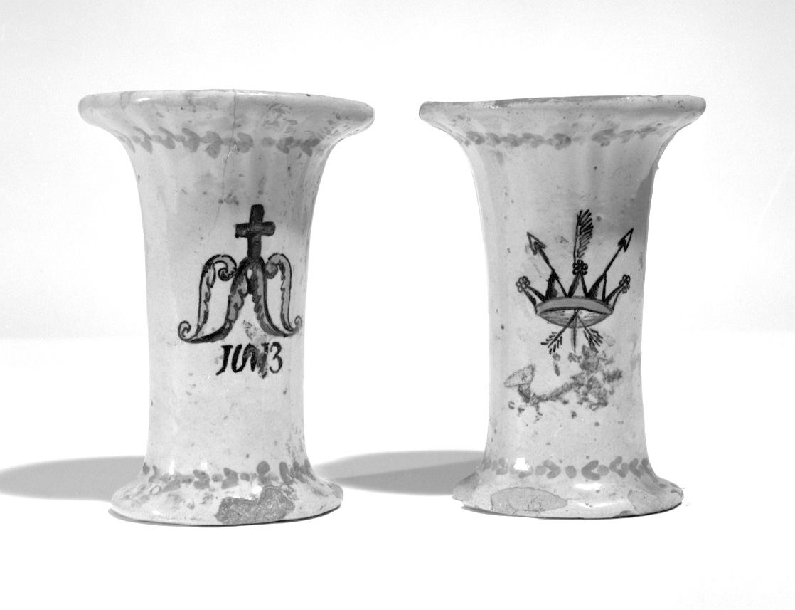 vaso, serie - bottega senese (sec. XIX)