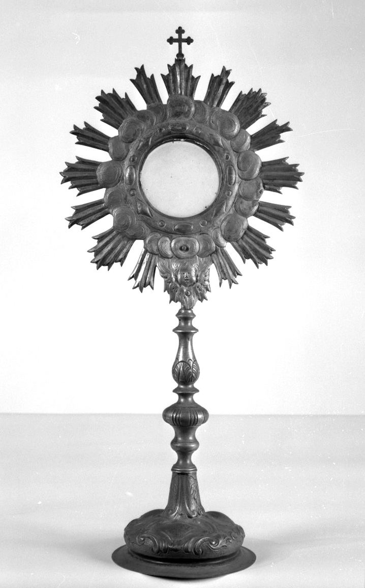 ostensorio - bottega senese (sec. XIX)