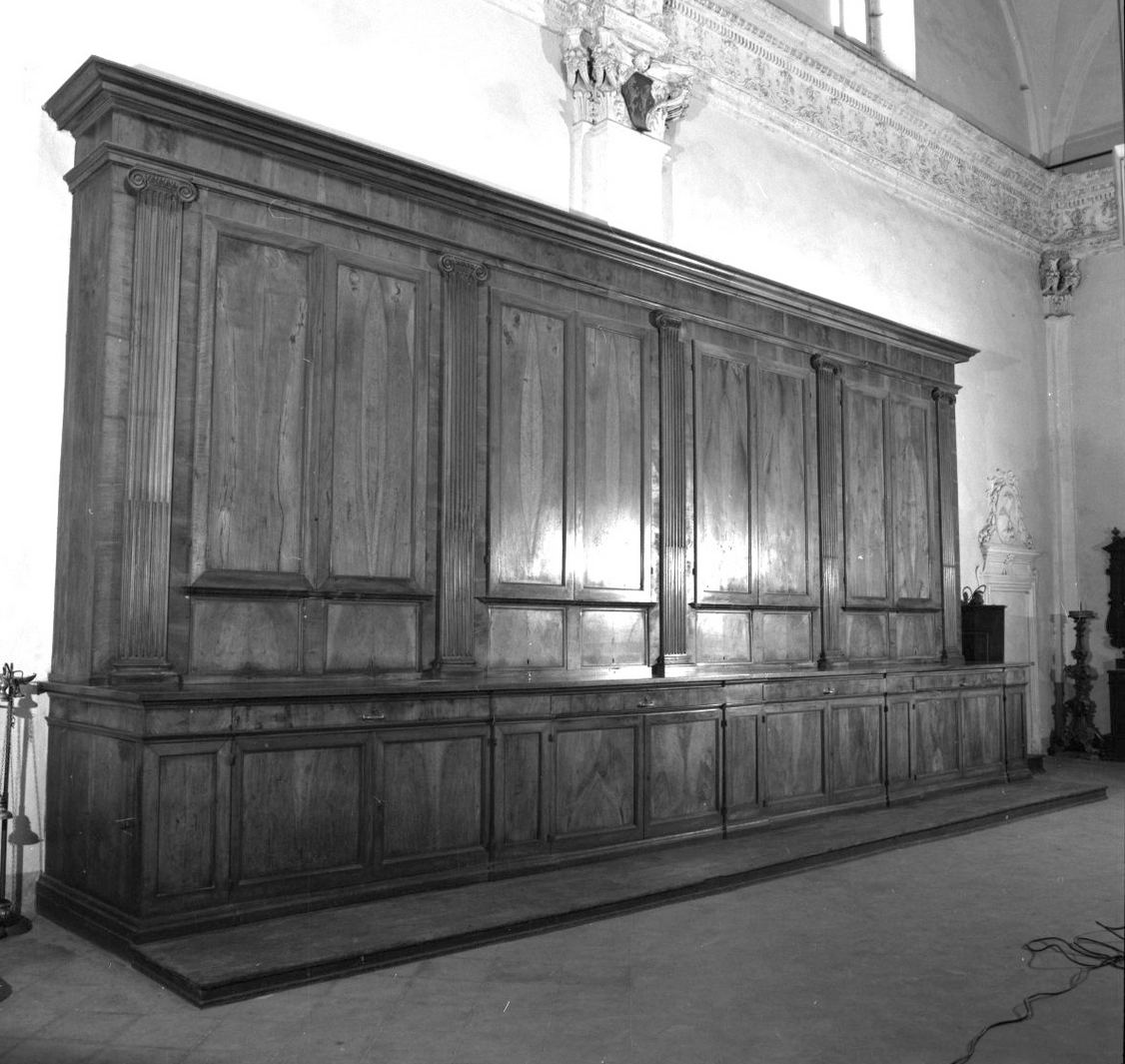 armadio da sacrestia - bottega toscana (sec. XVIII)