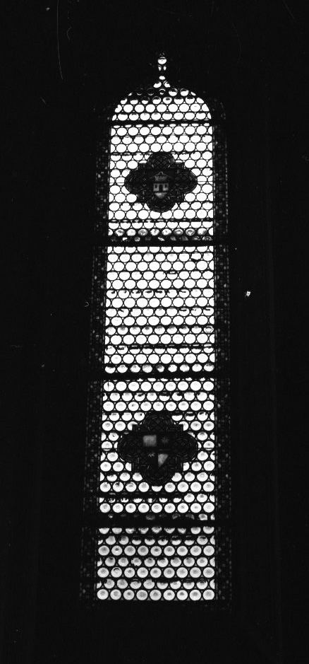 vetrata, elemento d'insieme di De Matteis Ulisse, De Matteis Sergio (sec. XX)