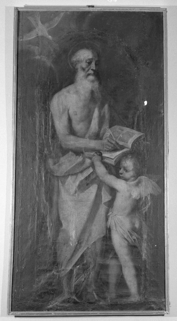 San Matteo e l'angelo (dipinto) di Folli Sebastiano (prima metà sec. XVII)