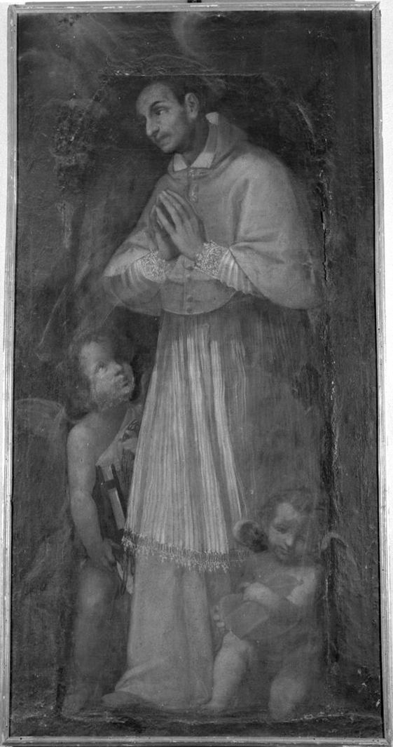 San Carlo Borromeo (dipinto) di Rustici Vincenzo (seconda metà sec. XVII)