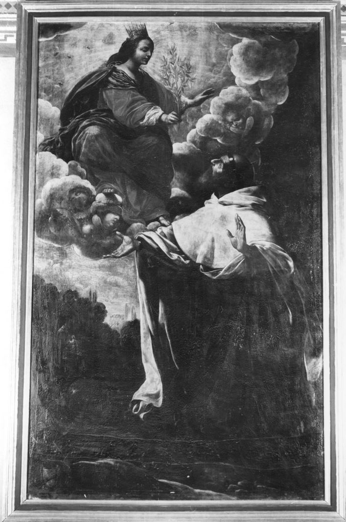 apparizione della Madonna al Beato Franco da Grotti (dipinto) di Manetti Rutilio (sec. XVII)