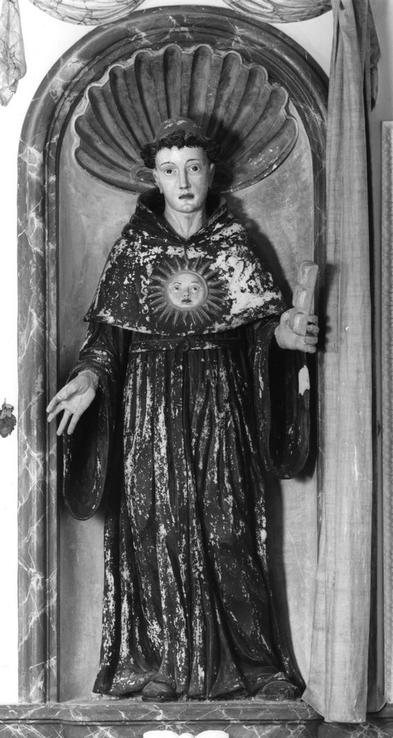 San Nicola da Tolentino (scultura) - ambito senese (secc. XVII/ XVIII)