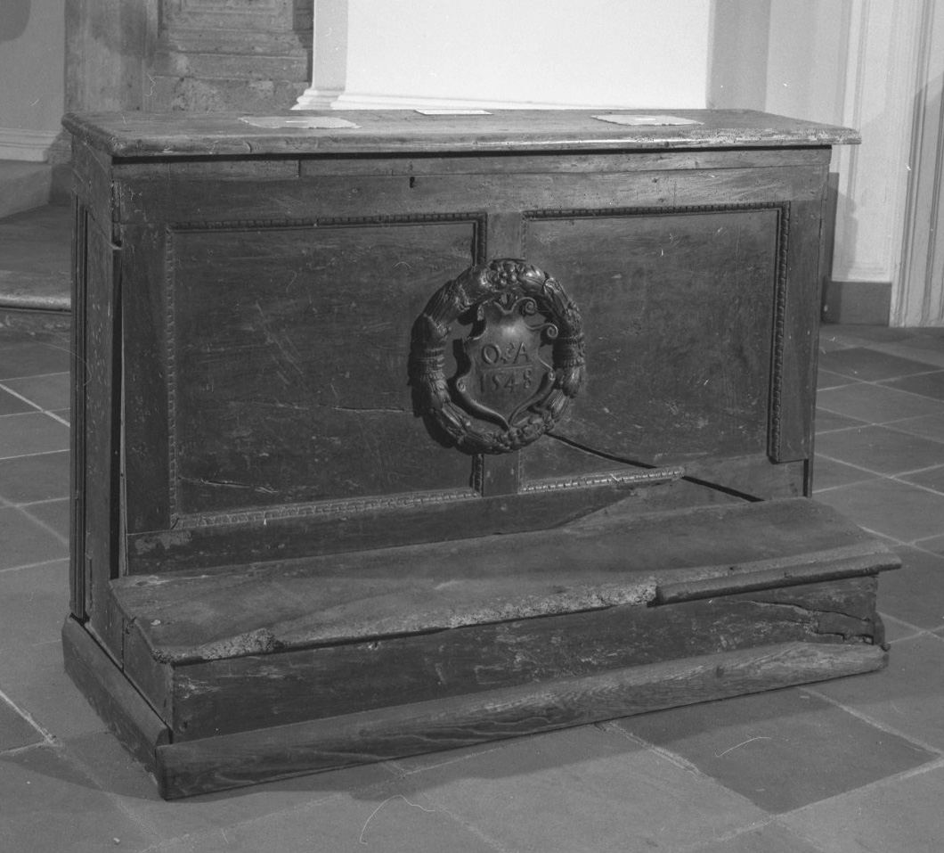 inginocchiatoio, serie - bottega toscana (sec. XVI)