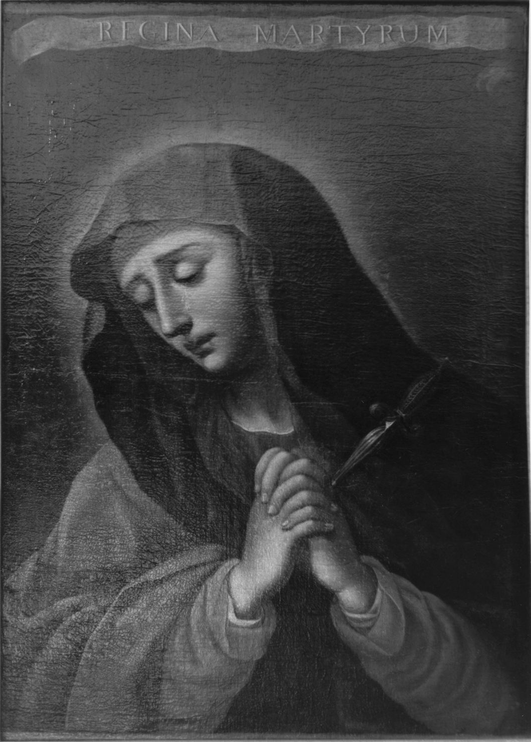Madonna Addolorata (dipinto) di Conca Sebastiano (bottega) (ultimo quarto sec. XVIII)