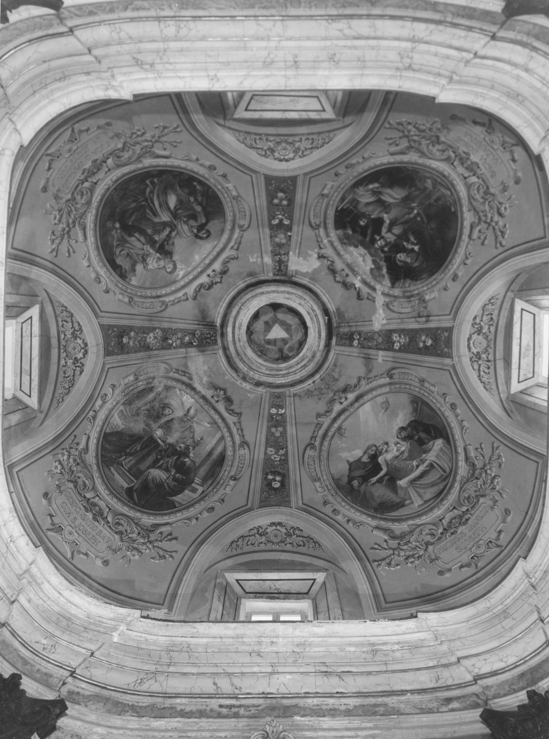 storie della vita di Maria Vergine e di San Giuseppe (dipinto, ciclo) di Diotallei Nazzareno (sec. XX)