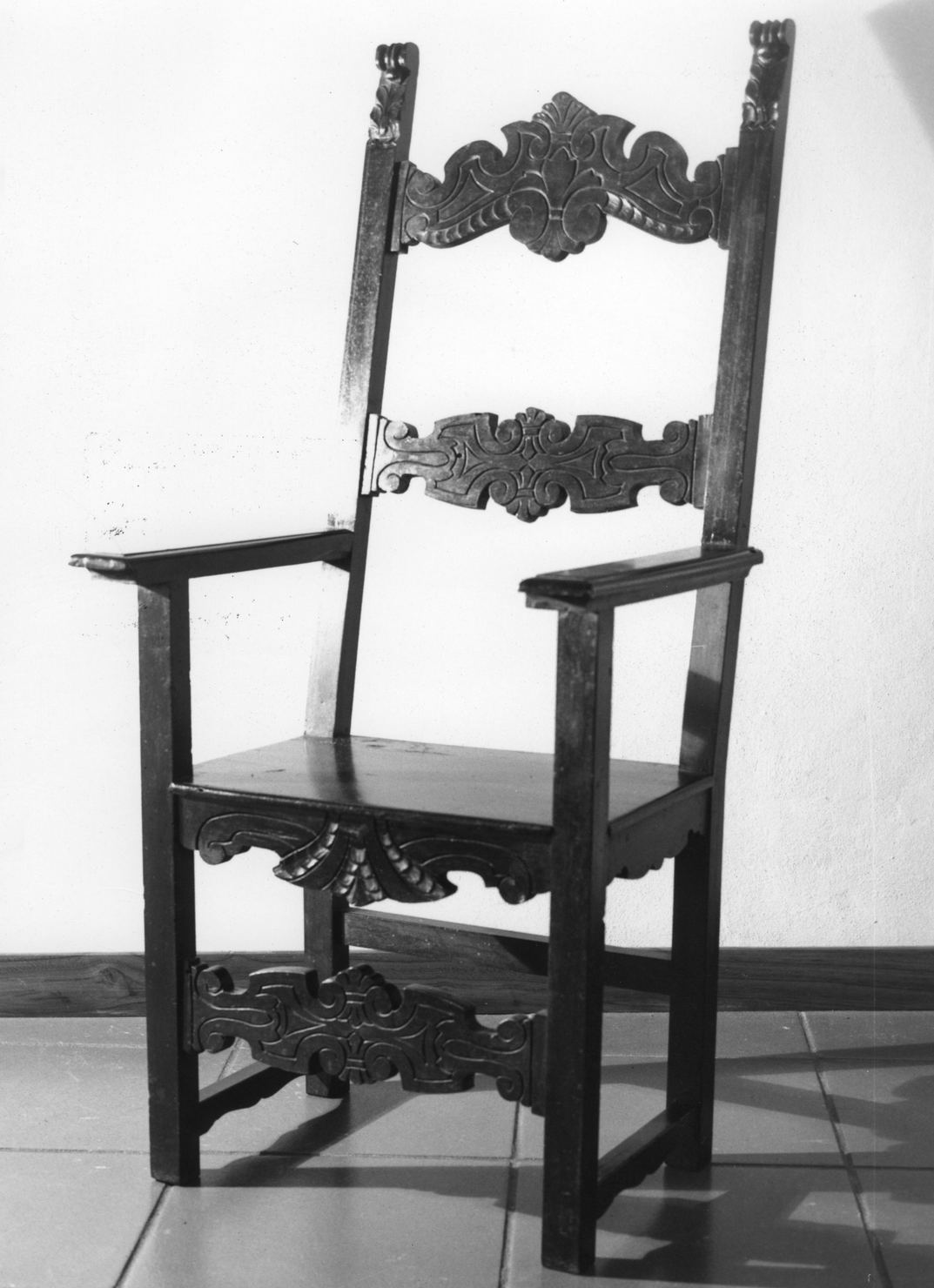 seggiolone - bottega toscana (primo quarto sec. XX)