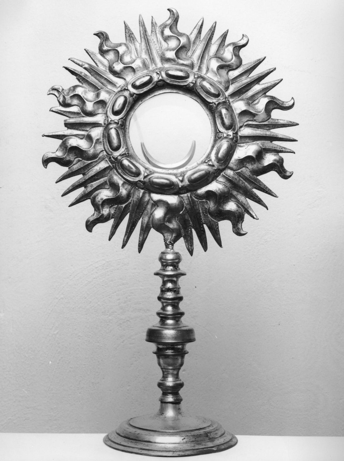 ostensorio - a raggiera - bottega toscana (seconda metà sec. XIX)