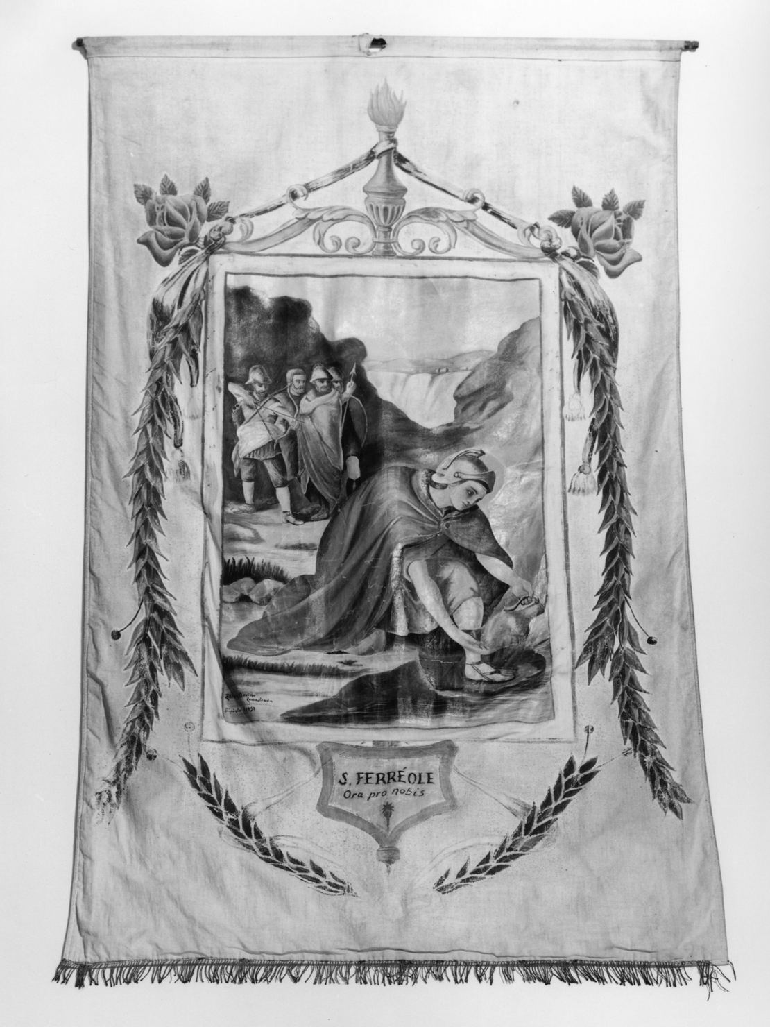 San Ferriolo (stendardo processionale) di Ziliani Dorino (metà sec. XIX)