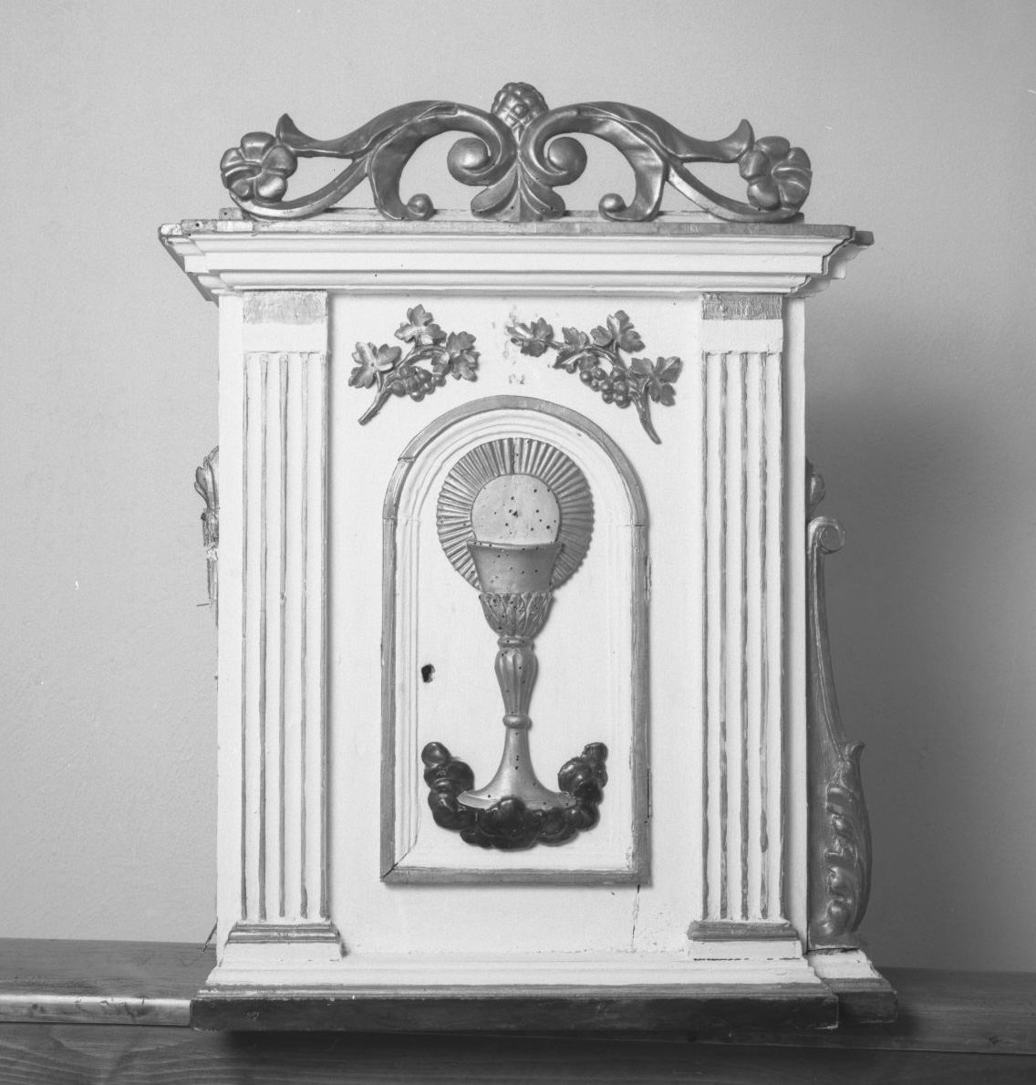 tabernacolo - a frontale architettonico - bottega toscana (seconda metà sec. XIX)