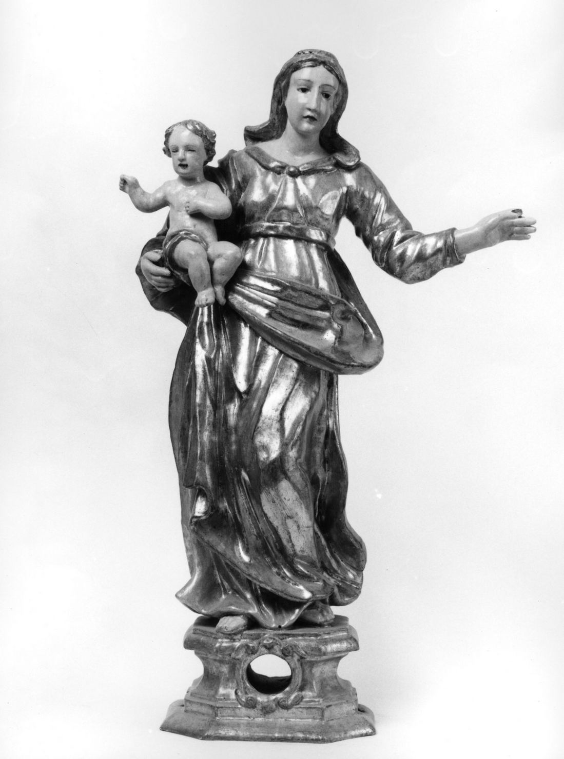Madonna con Bambino (reliquiario - a statua) - bottega senese (sec. XVII)