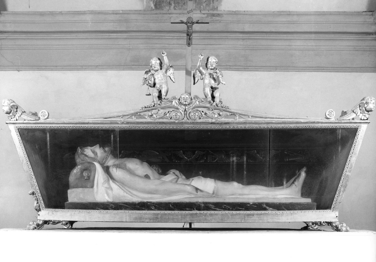 monumento funebre - bottega toscana (metà sec. XVIII)