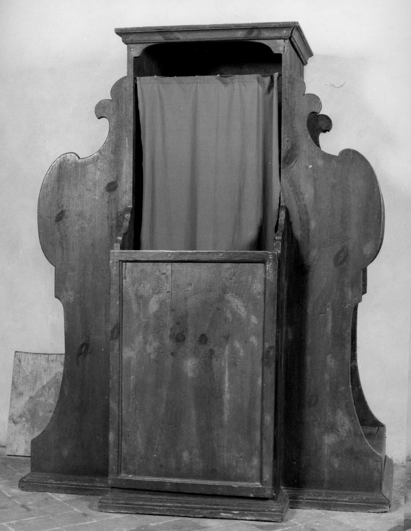 confessionale - bottega toscana (sec. XVIII)
