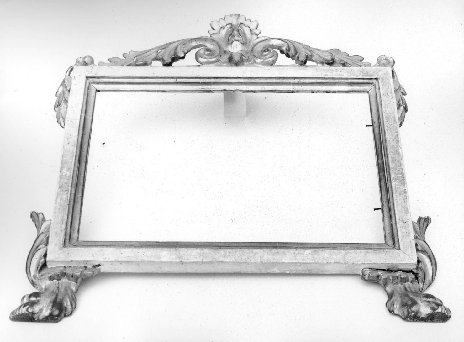 cartagloria, elemento d'insieme - bottega toscana (prima metà sec. XIX)