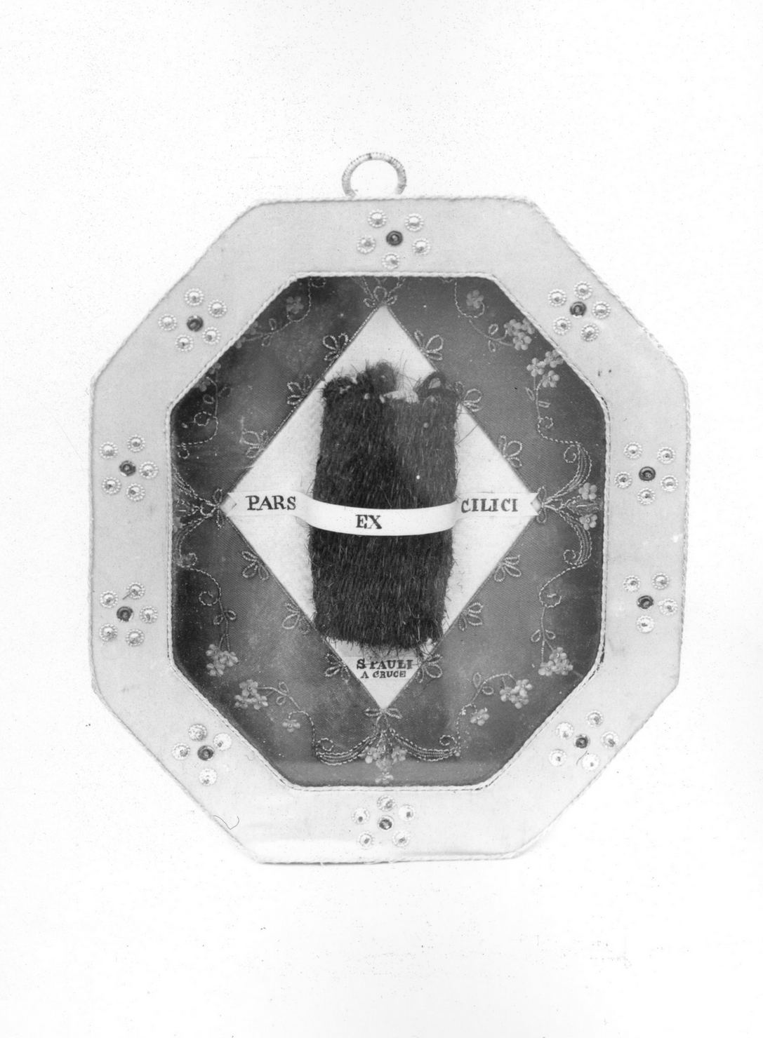 reliquiario a capsula - bottega toscana (sec. XIX)