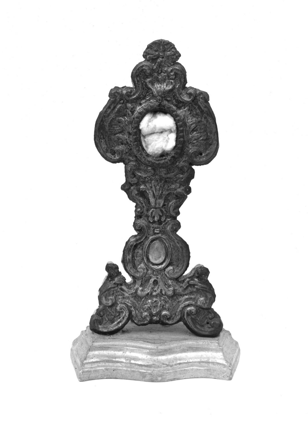 reliquiario - a ostensorio - bottega toscana (seconda metà sec. XIX)