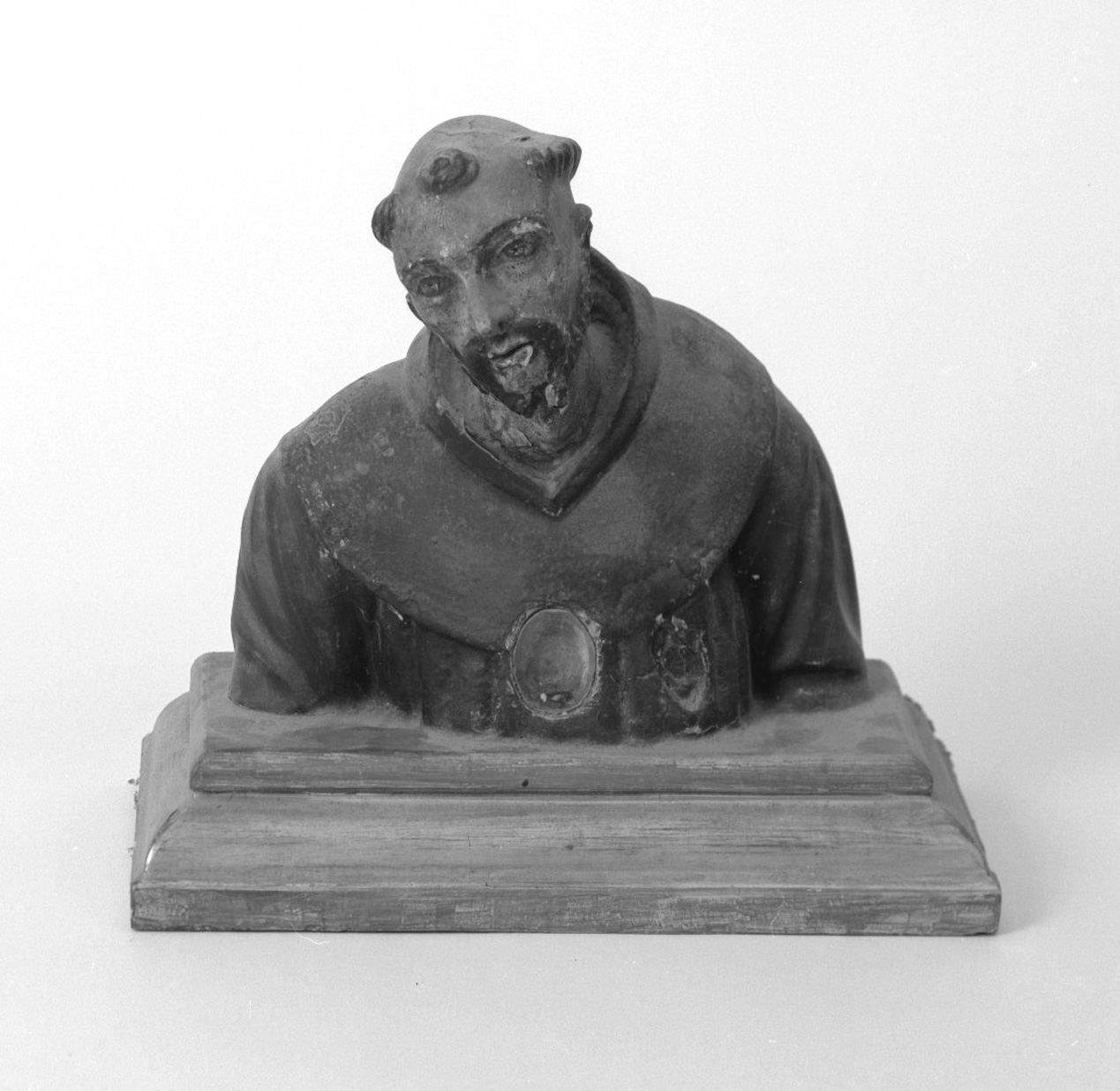 San Francesco d'Assisi (reliquiario - a busto) - bottega italiana (prima metà sec. XVIII)