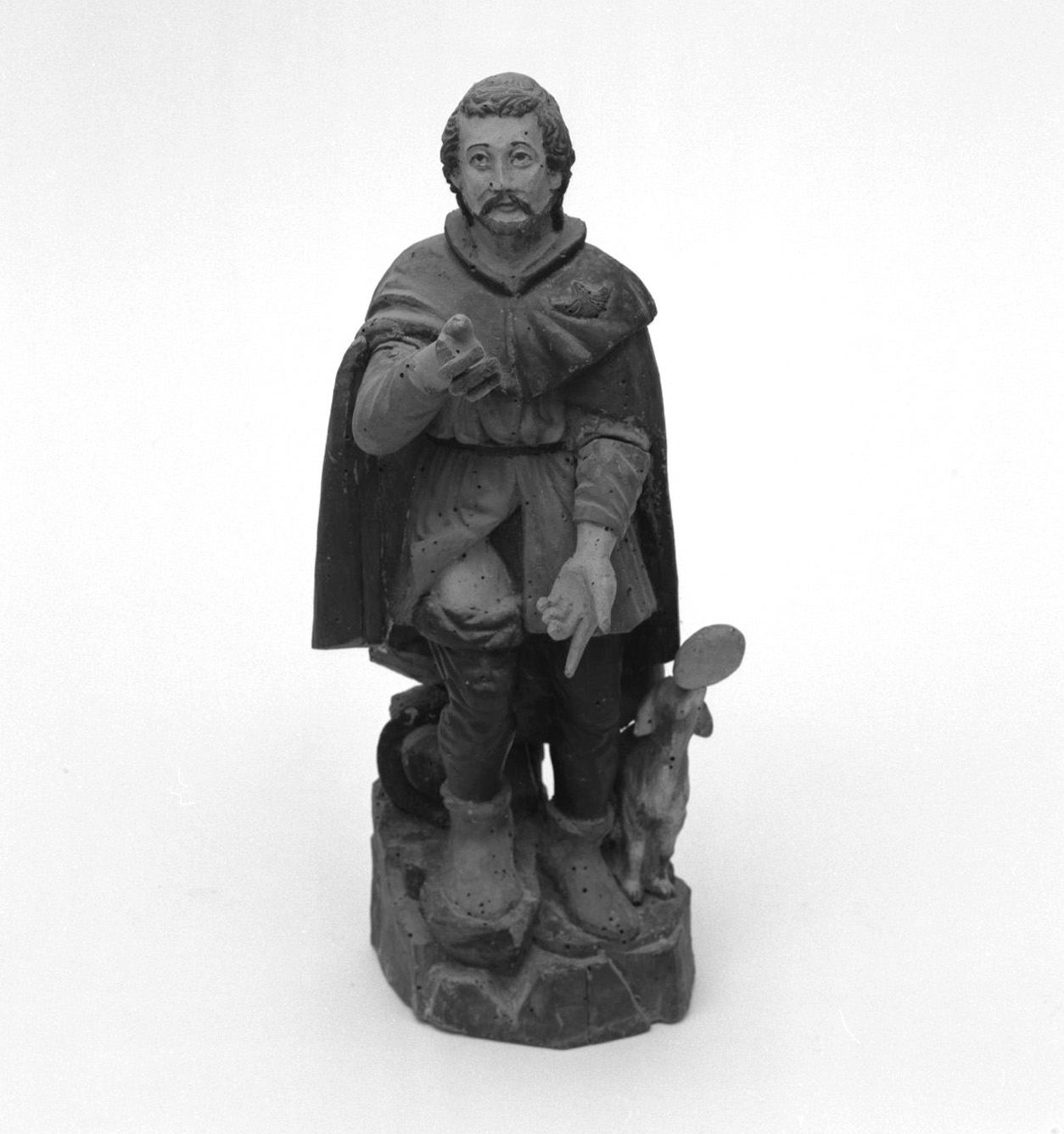 San Rocco (statuetta) - bottega toscana (prima metà sec. XVIII)