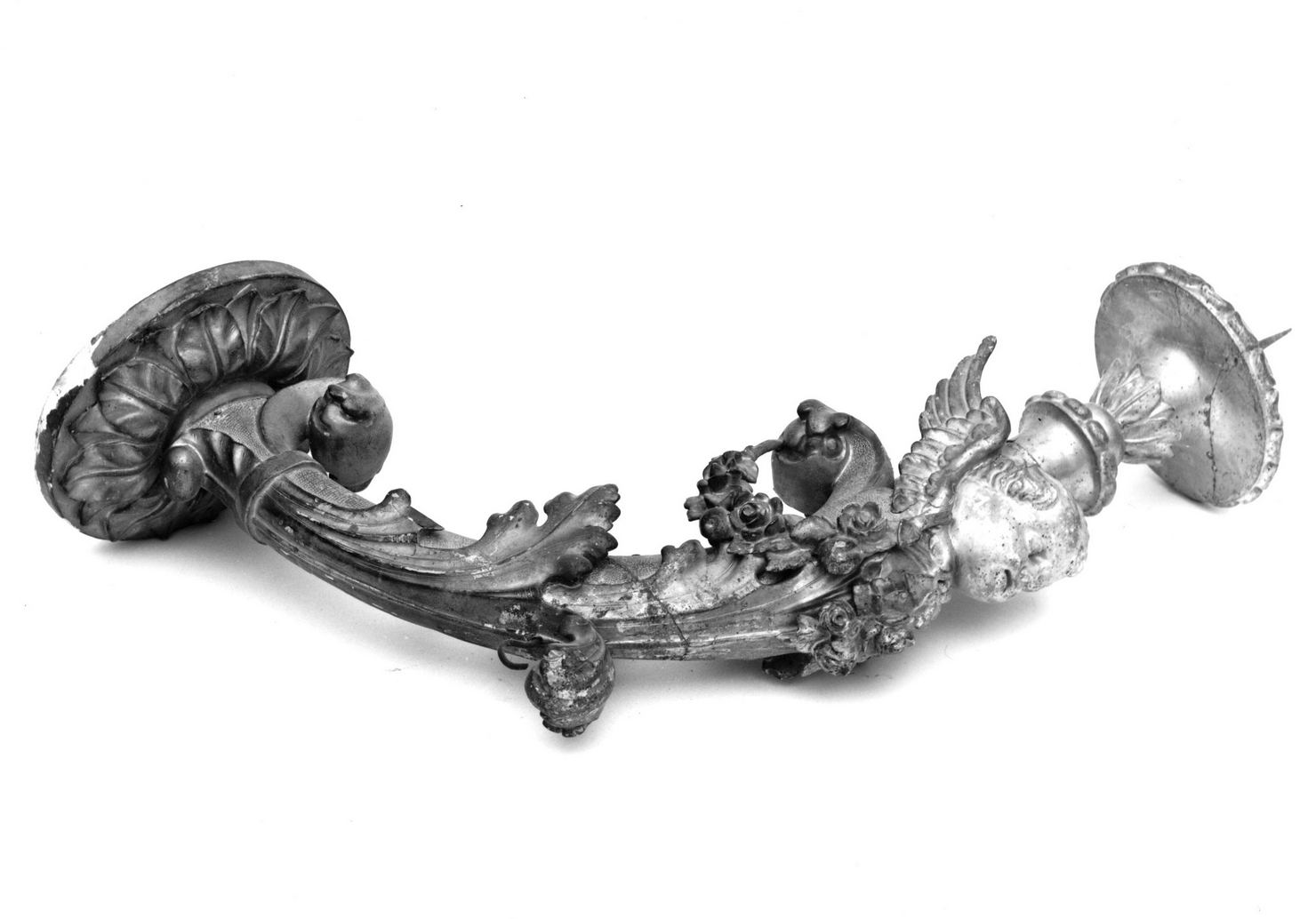 candeliere da parete, serie - bottega toscana (prima metà sec. XIX)