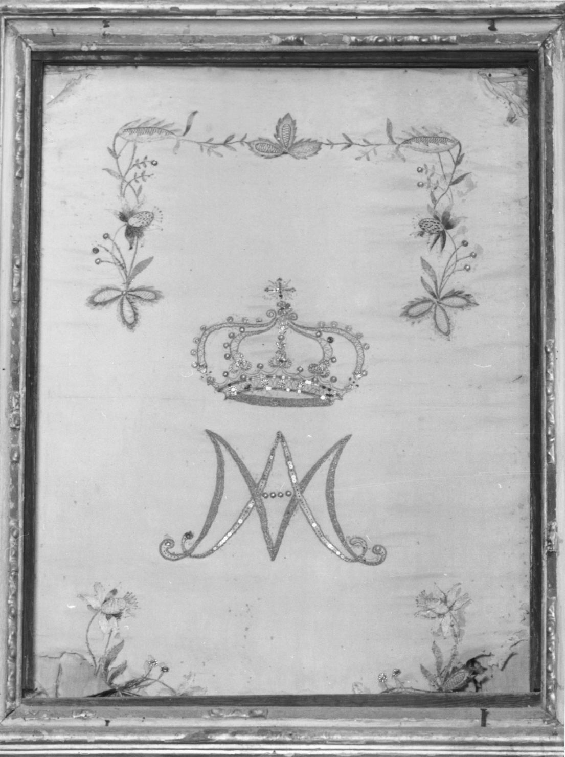 cortina, elemento d'insieme - bottega toscana (ultimo quarto sec. XIX)