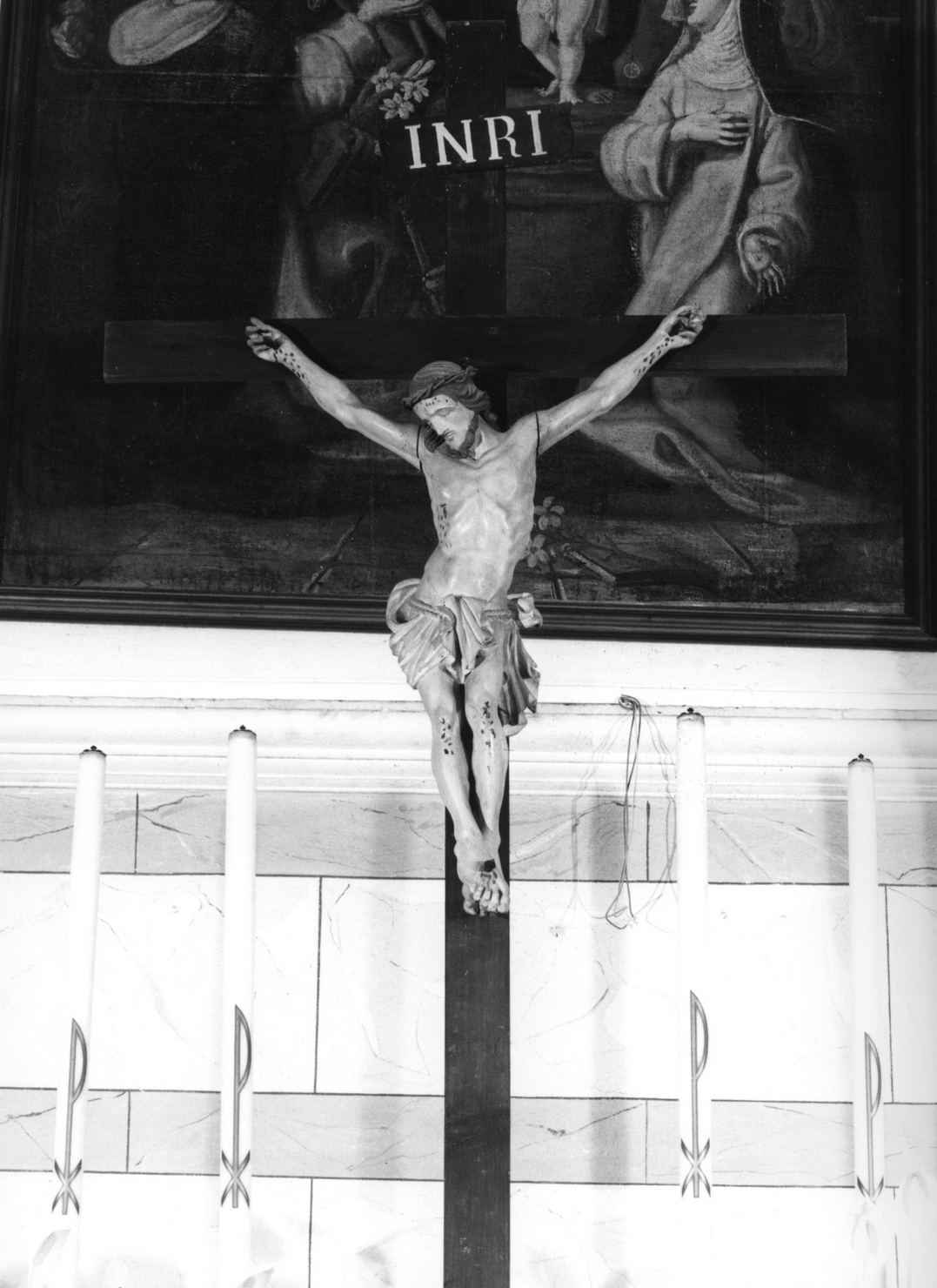 Cristo crocifisso (croce) - manifattura toscana (seconda metà sec. XIX)