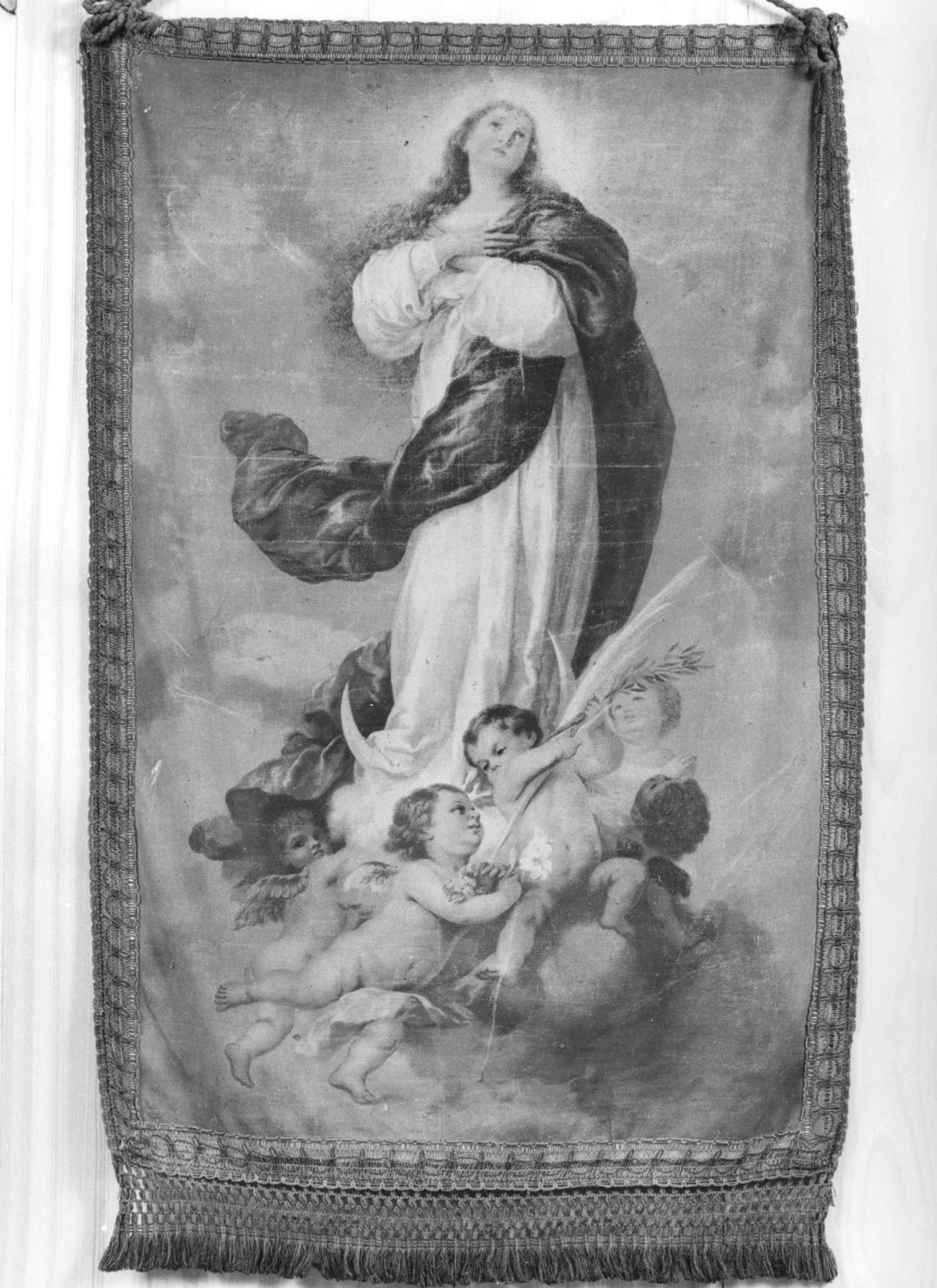 Immacolata Concezione (stendardo processionale) - produzione italiana (fine/inizio secc. XIX/ XX)