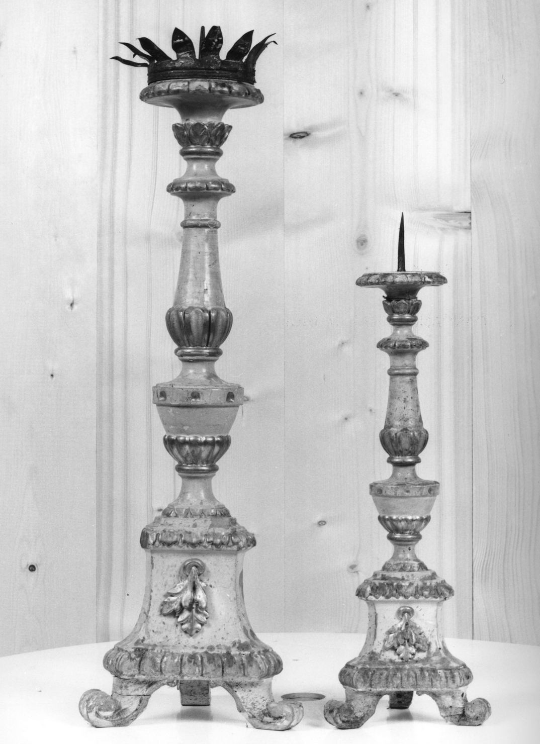 candeliere, serie - manifattura toscana (metà sec. XIX)
