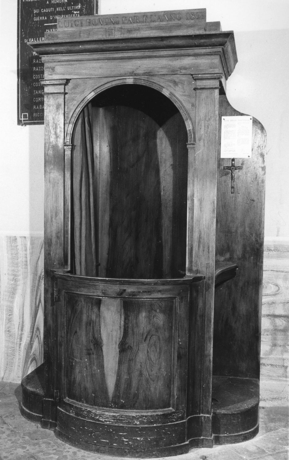 confessionale - bottega toscana (sec. XIX)