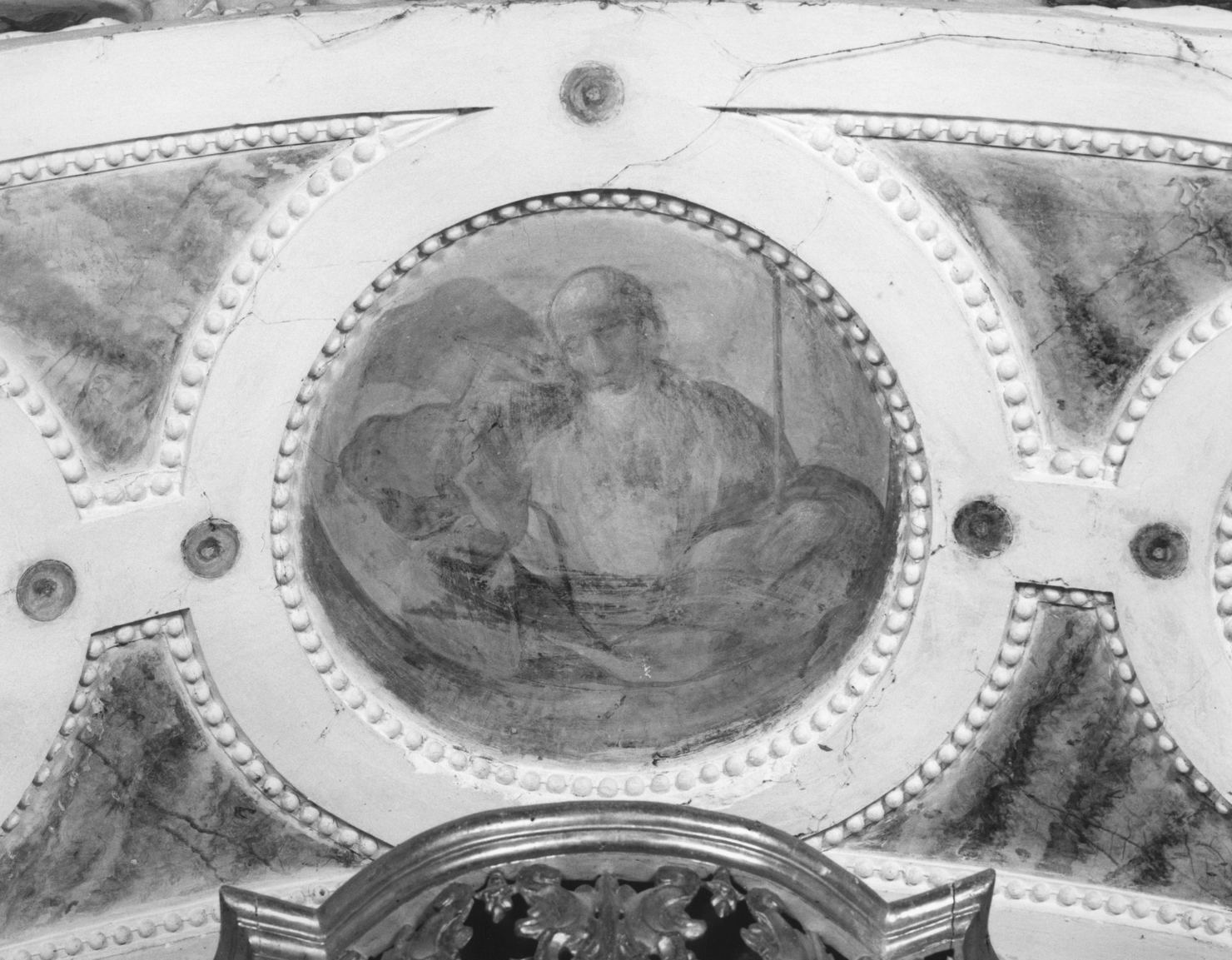 Dio Padre benedicente (cornice, elemento d'insieme) di Volpi Stefano (prima metà sec. XVII)