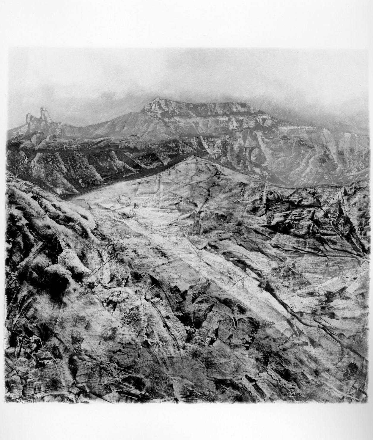 paesaggio montano (dipinto) di Borgianni Marco (ultimo quarto sec. XX)