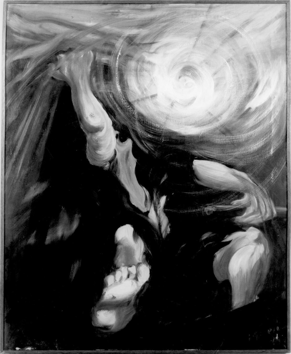 A Luis Bova, figura maschile (dipinto) di Gheri Paolo (sec. XX)