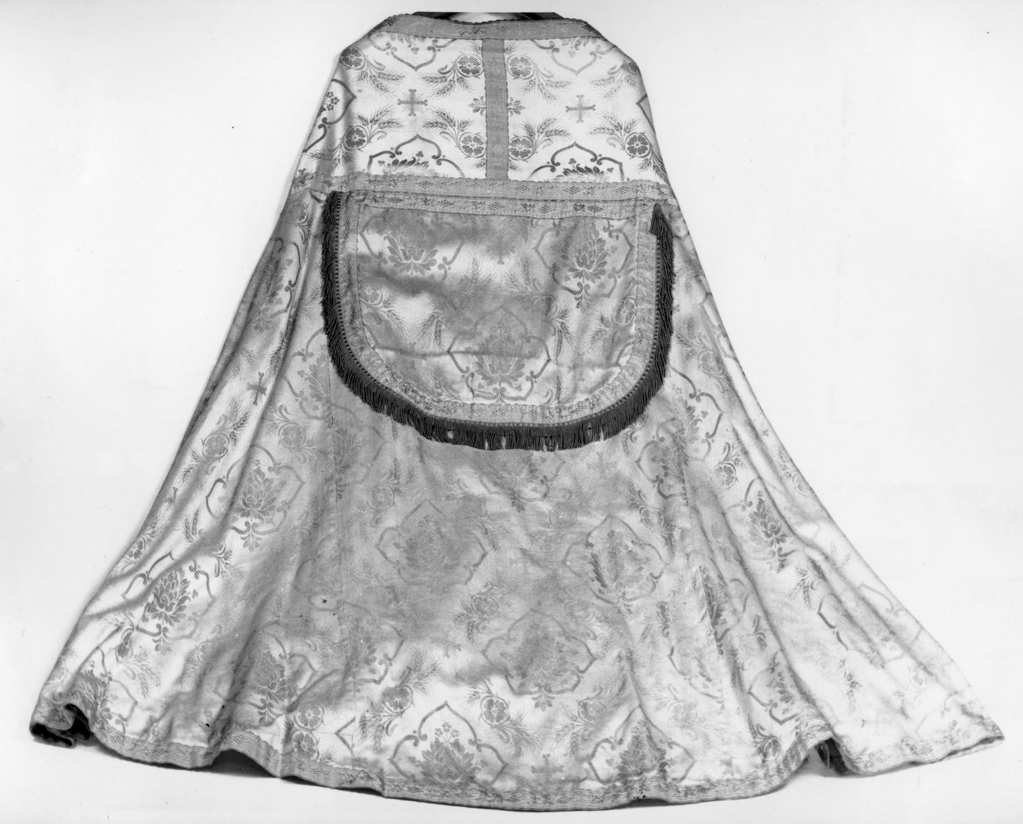 motivi decorativi floreali (piviale) - manifattura toscana (seconda metà sec. XIX)