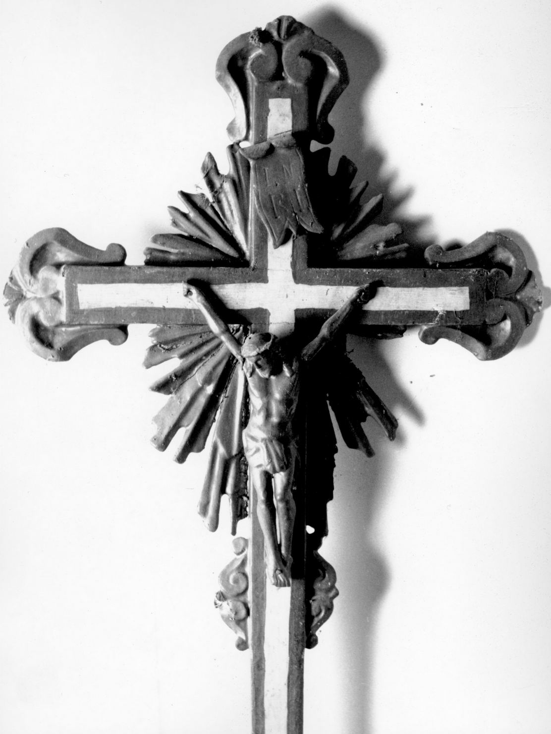 Cristo crocifisso (croce processionale) - manifattura toscana (sec. XVIII)