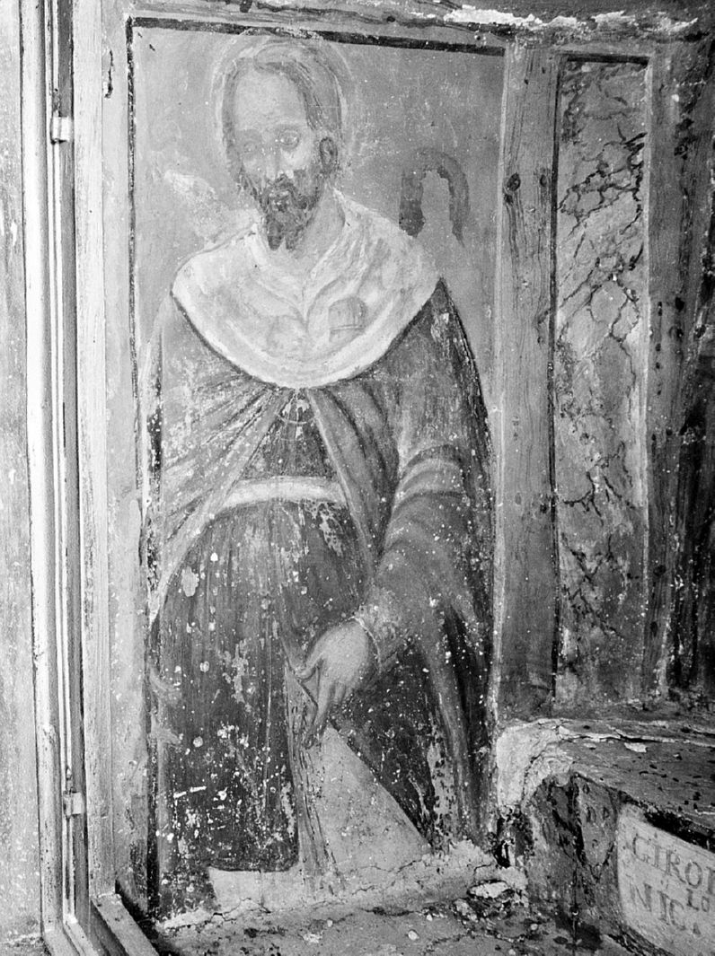 San Rocco (dipinto, complesso decorativo) - ambito senese (secondo quarto sec. XVII)