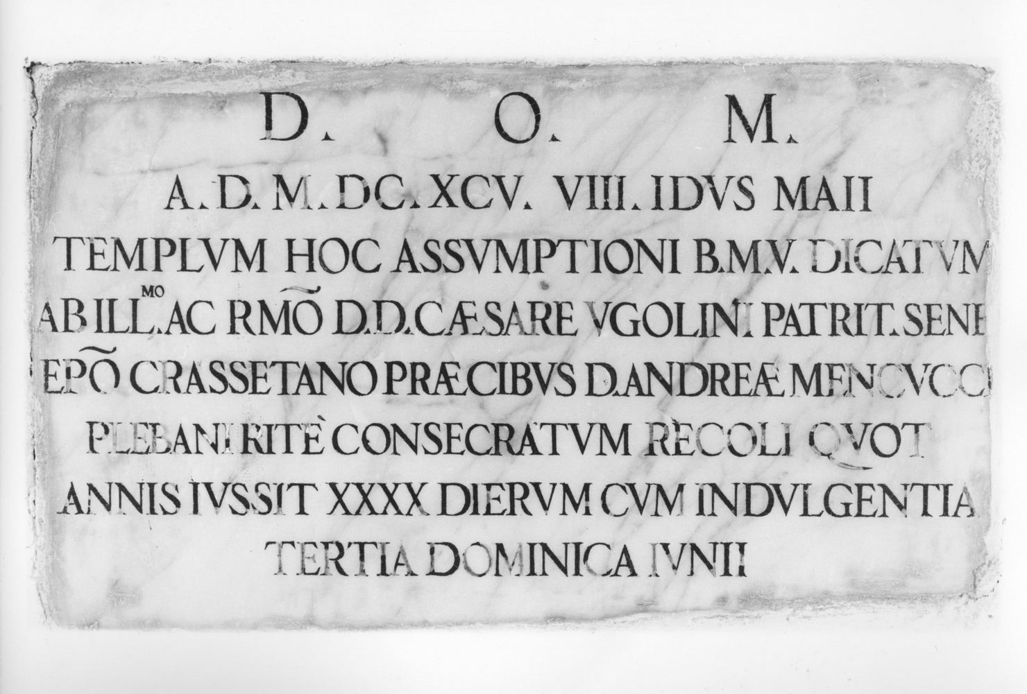 lapide commemorativa, opera isolata - bottega toscana (sec. XVII)