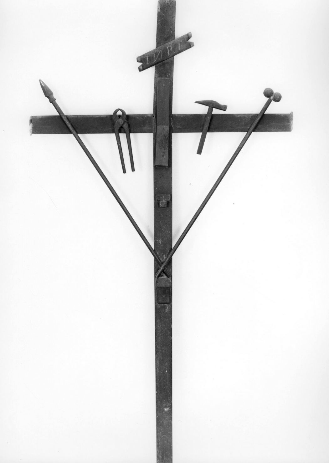 croce penitenziale, opera isolata - ambito toscano (sec. XIX)