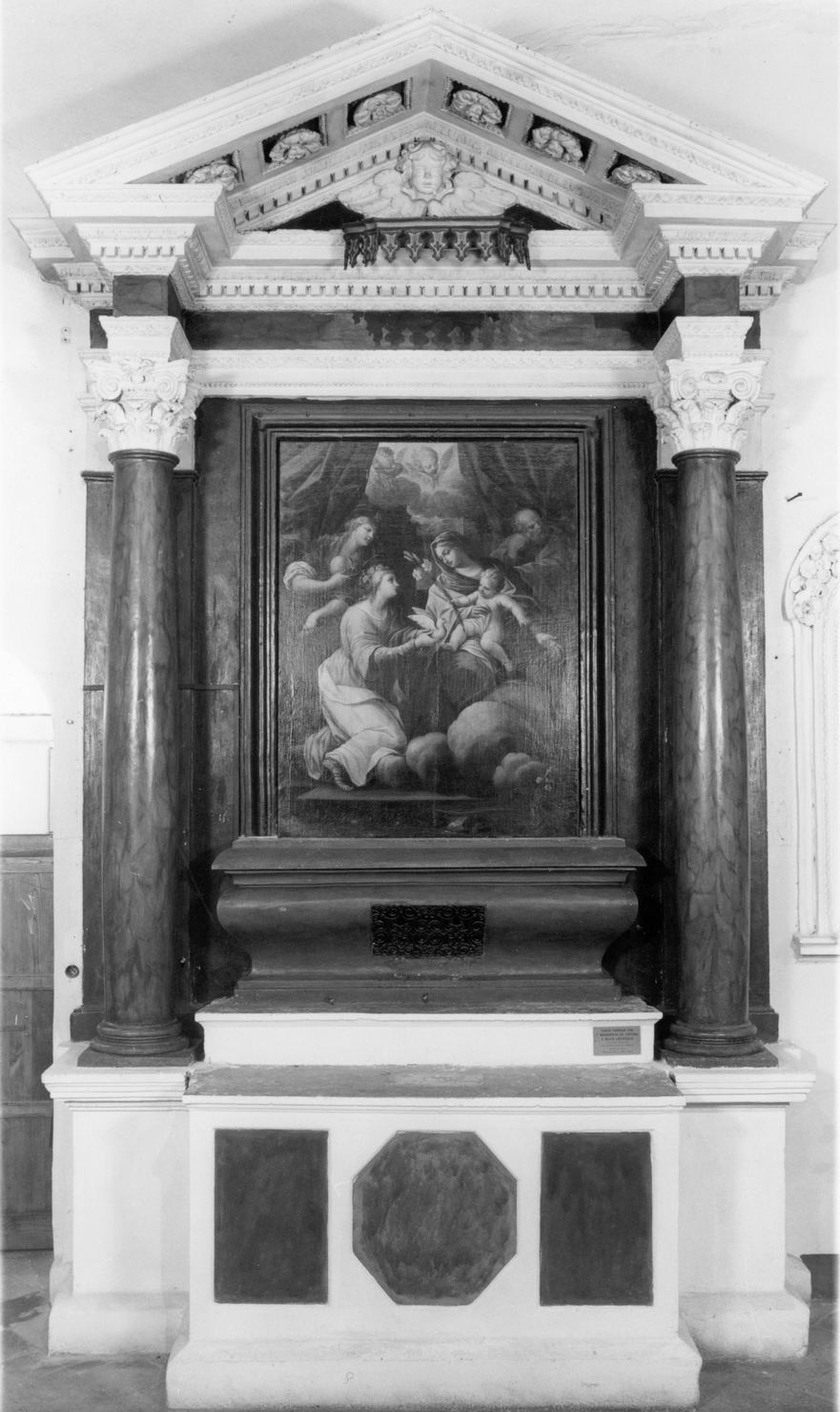 altare, opera isolata - bottega ticinese (sec. XVII)