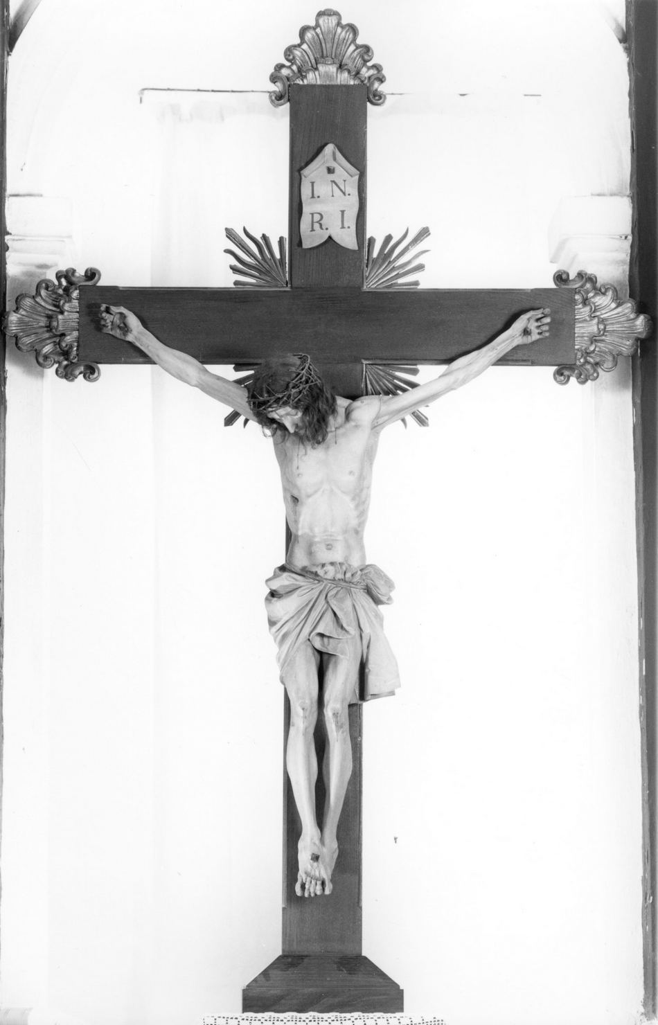 Cristo crocifisso (crocifisso, opera isolata) - ambito toscano (sec. XVIII)