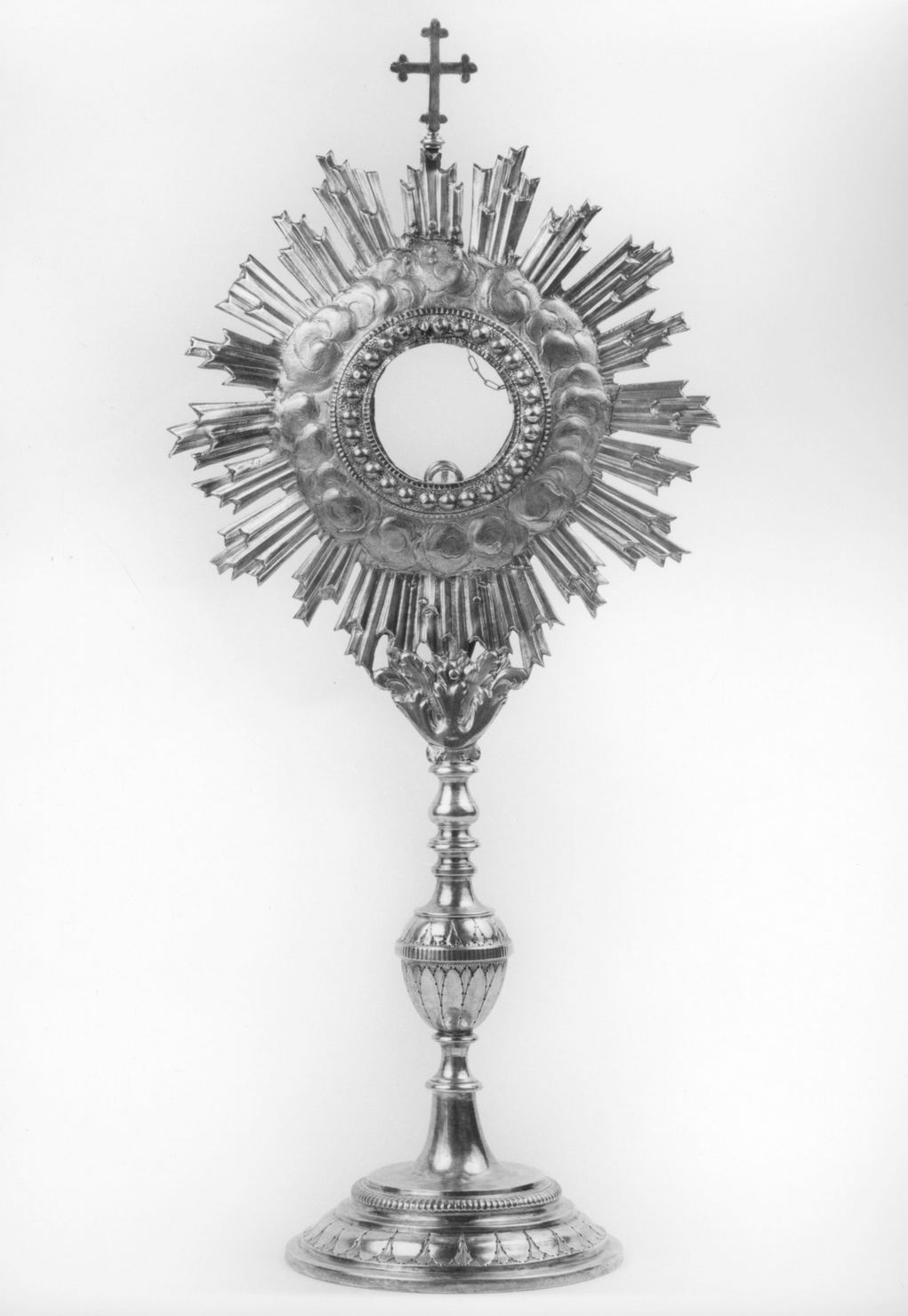 ostensorio - a raggiera, opera isolata - bottega italiana (sec. XIX)