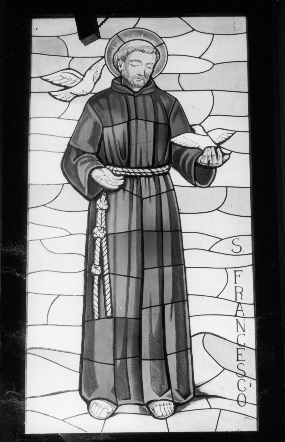 San Francesco (vetrata) - bottega toscana (sec. XX)