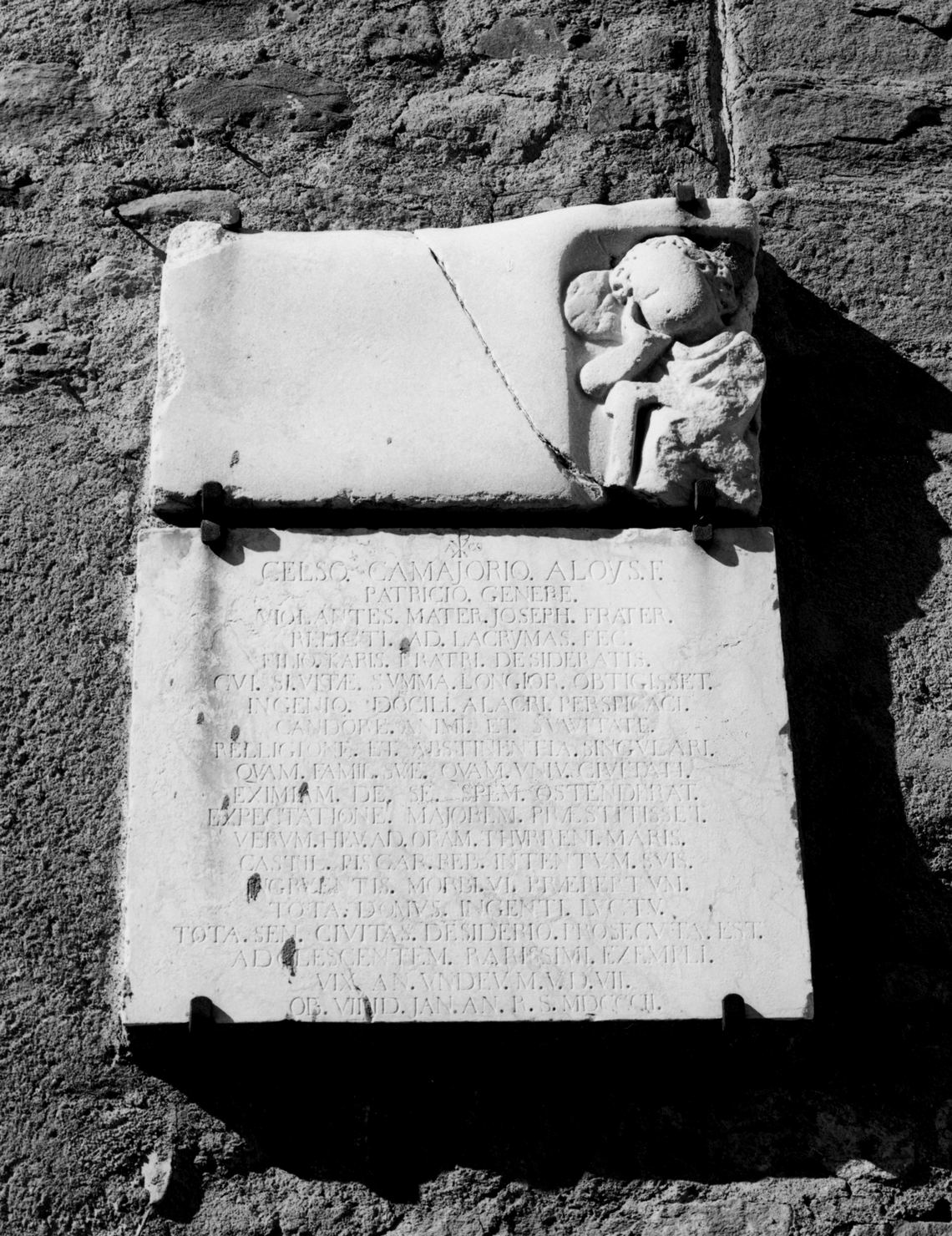 lapide documentaria - bottega toscana (sec. XIX)